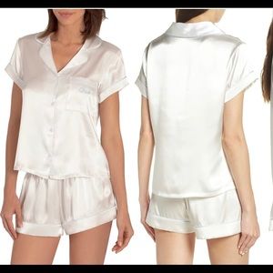 In Bloom by Jonquil bride satin pajamas PJs
